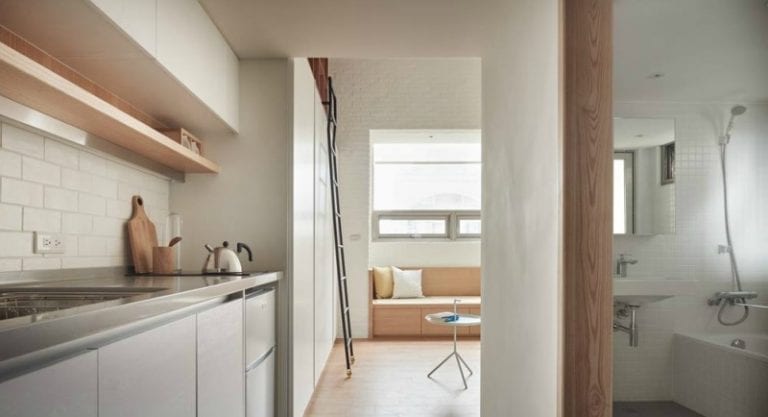 Stunning 237-Square Foot Apartment in Taiwan Looks Unbelievably Huge in Pictures