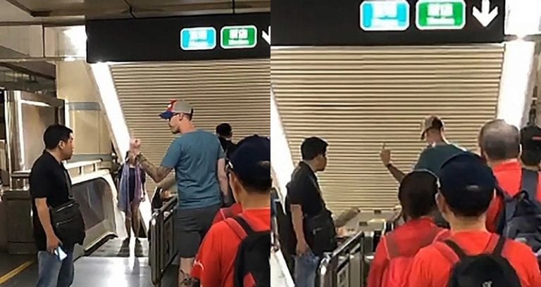 English Teacher Harasses Elderly Woman in Taipei Metro, Curses Chinese People