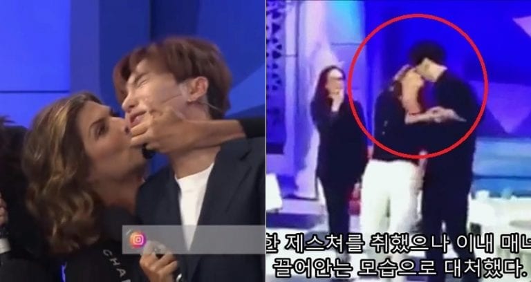 Mexican Talk Show Host Under Fire for Forcefully Kissing Super Junior Idol on Live TV