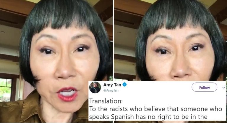 Amy Tan Speaks Spanish to Share a Simple Message to Racists on Twitter
