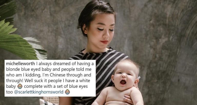 Asian Mom Who Dreamed of Having a ‘Blue-Eyed Baby’ Defends Controversial Instagram Post