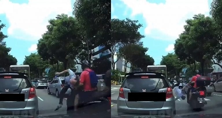 Viral Video Captures Horrifying Moment Jaywalker in Singapore Gets Hit By a Scooter