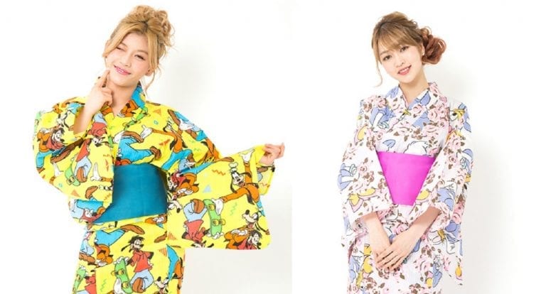 Japanese Company Releases Adorable Disney-Inspired Summer Kimonos