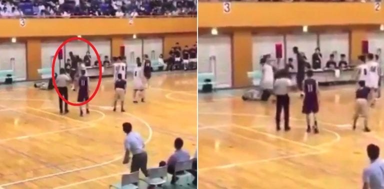 Foreign Exchange Student in Japan Sucker Punches Referee at High School Basketball Game