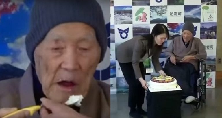 World’s Oldest Man in Japan Who Loves Eating Candy Turns 113