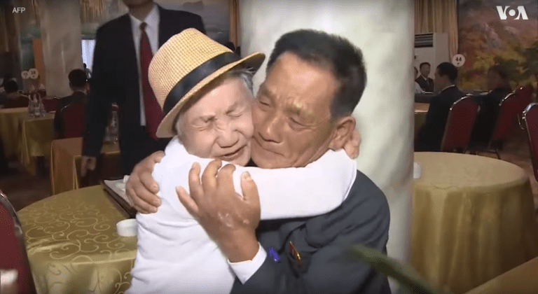 South Korean Mother and North Korean Son Meet for the First Time in 68 Years