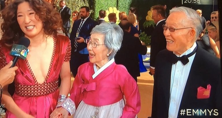 Sandra Oh Bringing Her Parents to the Emmys is the Most Adorable Thing Ever
