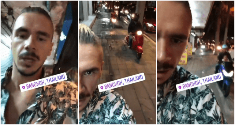 Thai Netizens Embarrassed After British Racer Shames Bangkok Motorcyclists on the Sidewalk