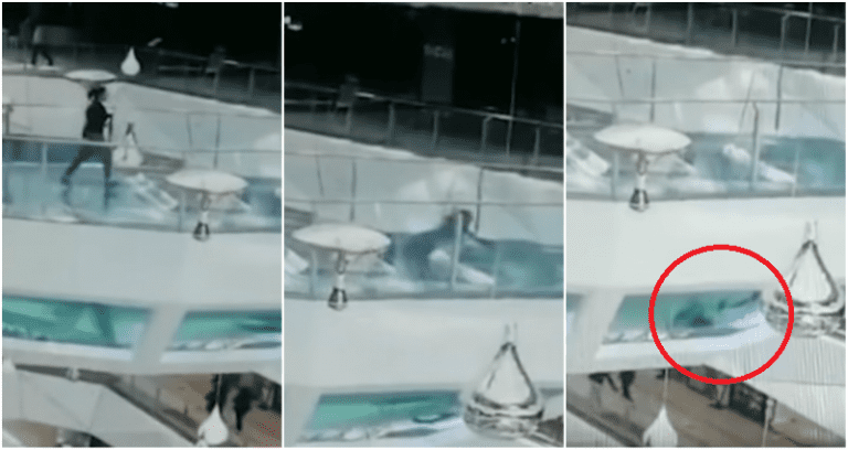 Woman Accidentally Falls Into a Shark Tank After Tripping at Chinese Mall