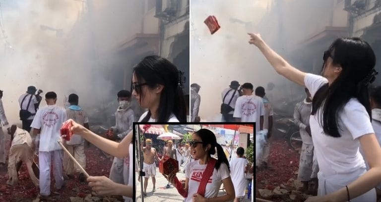 Thai Transgender Actress Under Fire for Throwing Firecrackers Into Crowd During Festival