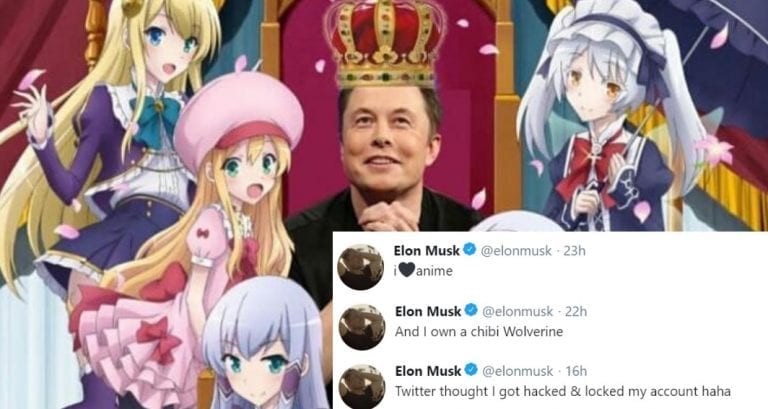 Elon Musk Locked Out of Twitter Account After Saying He Loves Anime