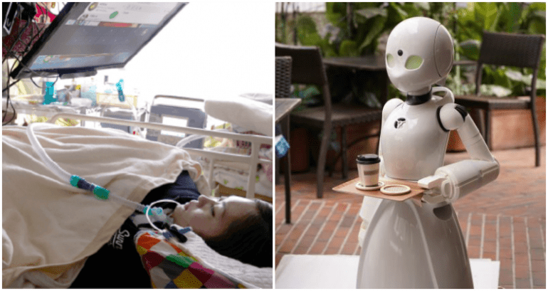 Cafe in Japan Hires Paralyzed People to Control Robot Servers