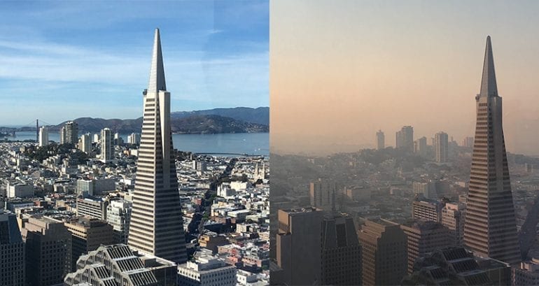 Bay Area’s Air Quality is Currently Worse than India and China