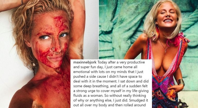 Swedish Blogger Covers Face in Menstrual Blood in Controversial Selfie in Bali