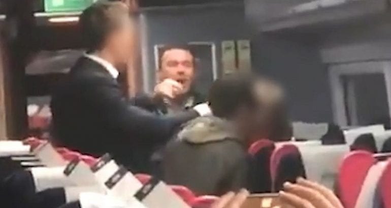 Man Caught on Video Having Racist Meltdown Towards Asian Couple on London Train