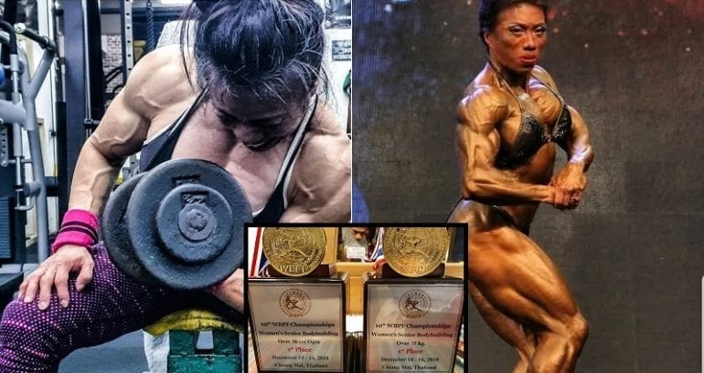 Lilian Tan Becomes First Asian to Be a 4-Time World Bodybuilding Champion