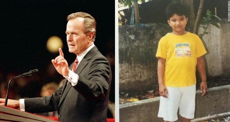 President George H.W. Bush Secretly Sponsored a Filipino Boy for 10 Years