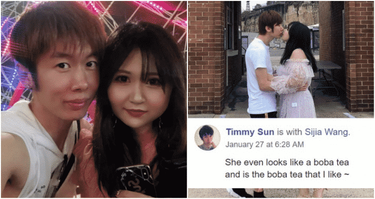 Timstar Says Boba Tea is the Key to Having a Girlfriend in Facebook Post