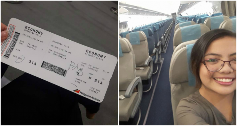 Woman Gets Entire Flight to Herself on Philippine Airlines