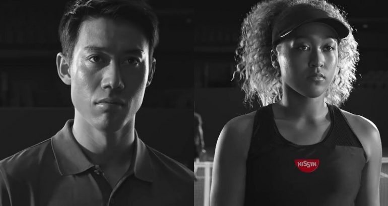 Naomi Osaka Appears in First TV Commercial in Cup Noodles Ad