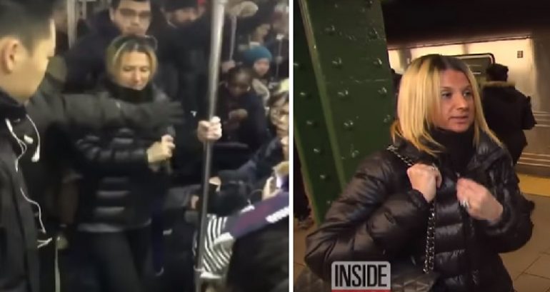 Woman Involved in R‌aci‌st Subway Ra‌m‌pag‌e in NYC Claims She Was De‌fe‌ndi‌ng Herself