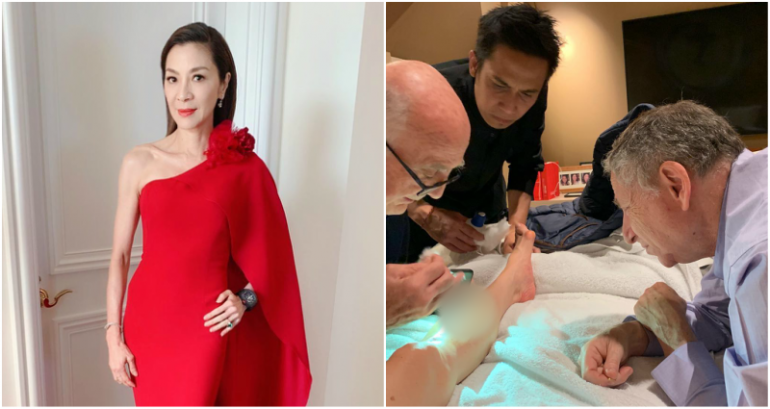 Michelle Yeoh Gets 10 Stitches After a Bad Fall in Paris