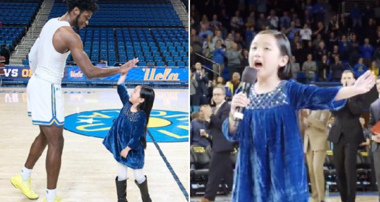 National Anthem Superstar Malea Emma Tjandrawidjaja Stuns Crowd at UCLA Game