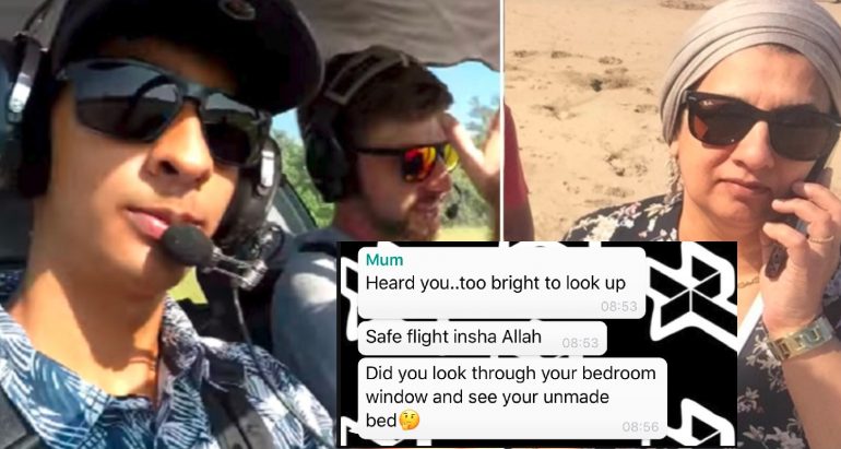 Asian Mom Dishes Hilarious Burn on Pilot Son Who Forgets To Make His Bed