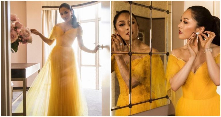 Constance Wu’s Yellow Dress at the Oscars Has an Emotional Meaning For Asians