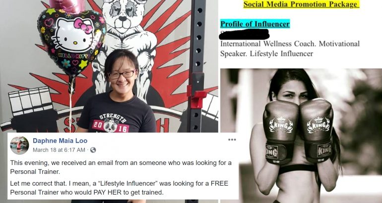 Instagrammer Allegedly Asks Gym for Free Personal Training and $2,200 for Shoutouts on Social Media