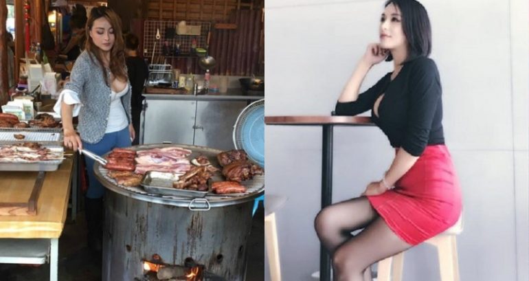 Tsou Model Becomes Taiwan’s ‘Barbecue Queen’