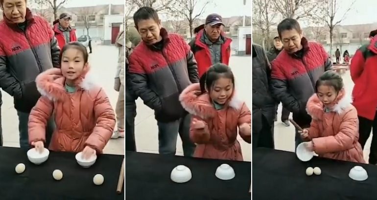 Chinese Girl Gets 1.5 Million Followers With Her Incredible Street Magic