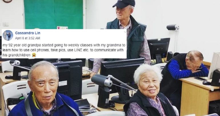 Grandparents Attend Smartphone Classes to Keep in Touch With Family From Taiwan