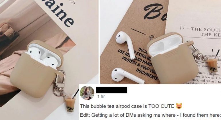 Rich Kids With Airpods Can Now Flex Even Harder With a Boba Tea Case