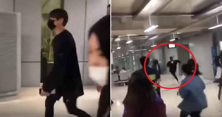 K-Pop Star Sprints at Full Speed in Airport to Get Away from Obsessed Fangirls