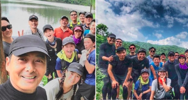 Actor Chow Yun-Fat Goes Hiking With Friends For Wholesome Birthday