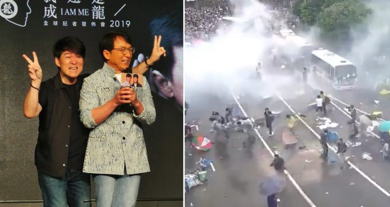 Jackie Chan Says He Didn’t Know Anything About the Hong Kong Protests During Tour in Taiwan