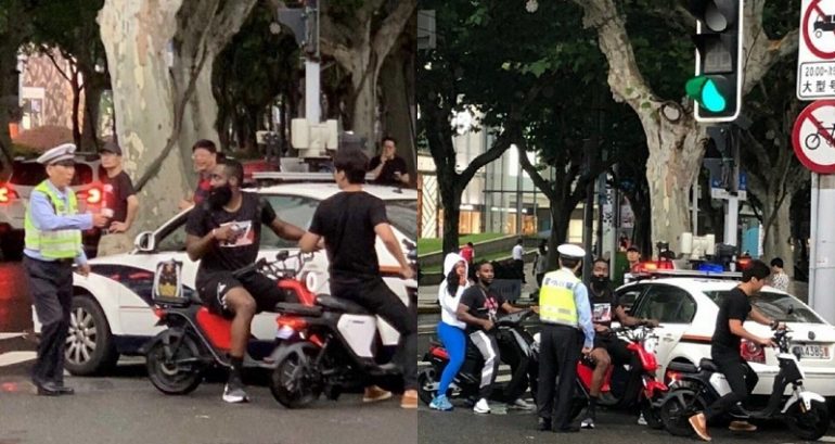 James Harden Stopped by Shanghai Police After Allegedly Violating Traffic Rules