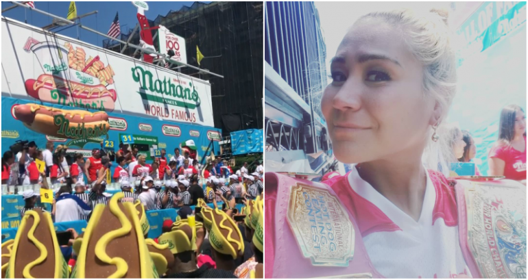 Miki Sudo Becomes 6-Time Nathan’s Hot Dog-Eating Champion After Downing 31 Wieners