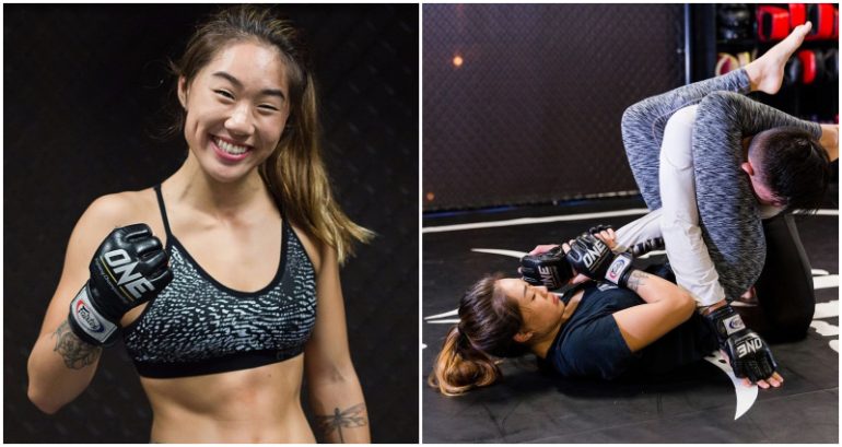 What Champion Fighter Angela Lee Listens to on Spotify While Training to Get Pumped