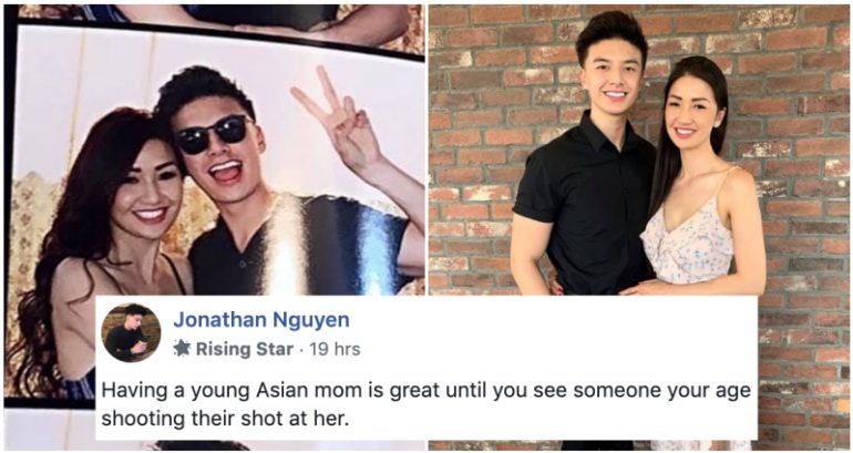 Man’s Beautiful Mom Mistaken For His Girlfriend After Posting Photos on SAT
