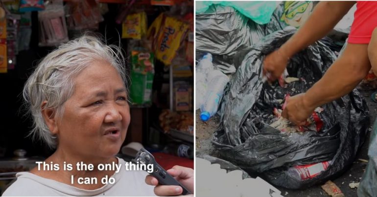 Filipino Mom Survives By Selling Food Made of Trash