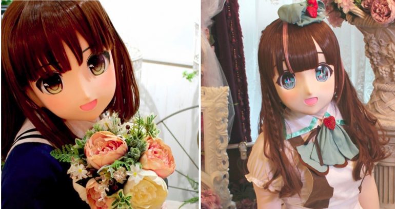 You Can Now Buy Scary Realistic Anime Girl Masks from Japan