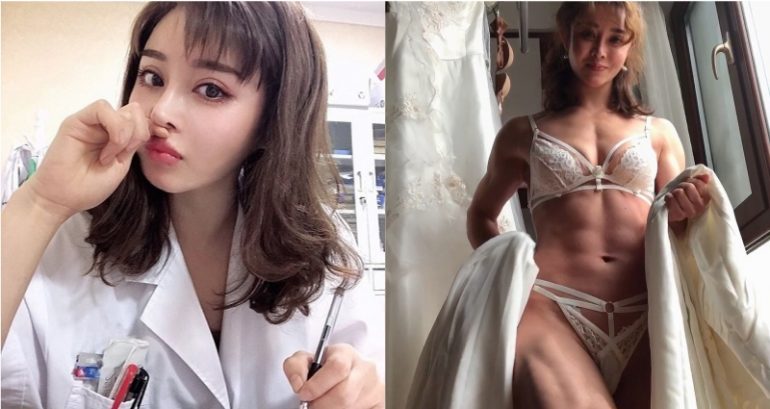 Chinese Doctor Shows Off Incredibly Ripped Body Before Getting Married