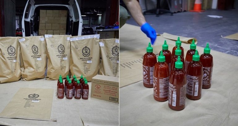 882 Pounds of Meth Found Being Smuggled Inside Sriracha Bottles