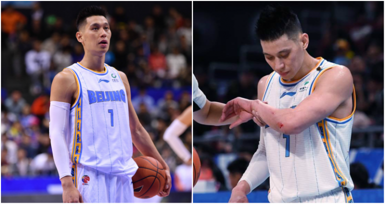 Jeremy Lin Allegedly Targeted for Hard Fouls in His Second CBA Game