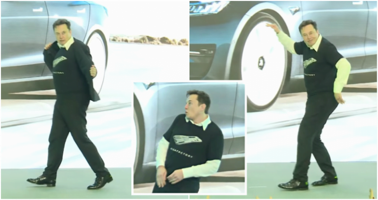 Elon Musk Wins the Internet With Bizarre ‘Uncle’ Dance at Tesla Factory in China