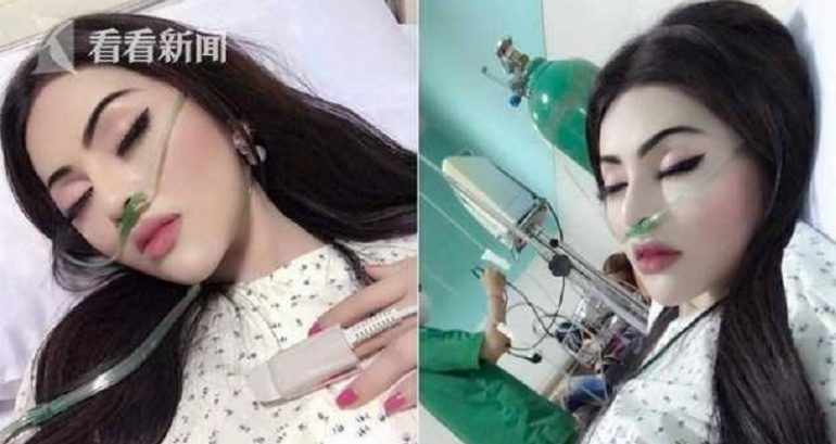 Vietnamese Influencer Puts Makeup On in the Hospital Before Her Boyfriend Visits