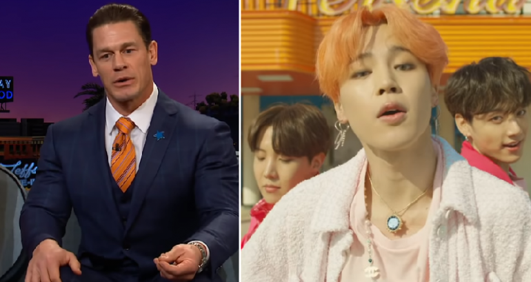 John Cena Geeks Out Over BTS on ‘The Late Late Show’