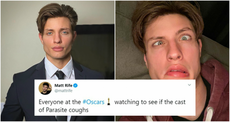 Comedian Called Racist After Saying Everyone at the Oscars Watching to See If ‘Parasite’ Cast Coughs